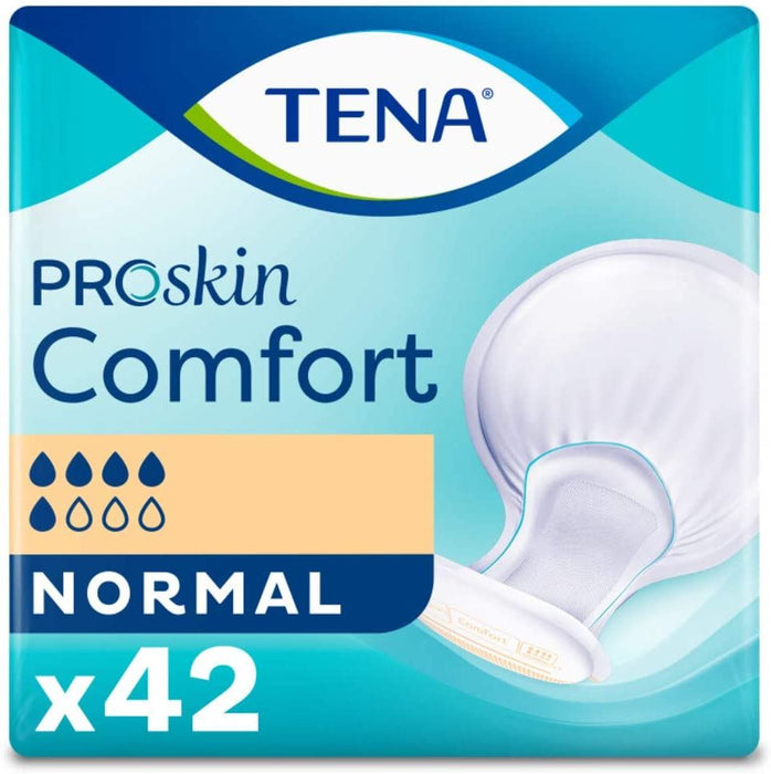 Tena Comfort Incontinence Pads Normal 1000ml-1250ml Absorption Range - 42 Pack