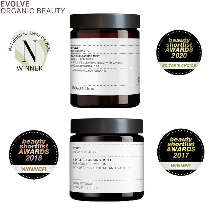 Evolve Beauty Cleansing Balm Organic Baobab Oil Dry Face Skin Cream - 120/180ml