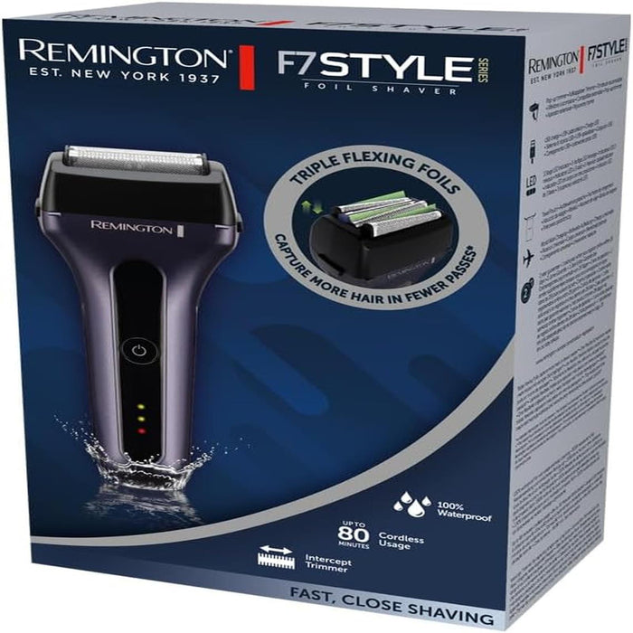 Remington F7 Style Foil Shaver Triple Flex Foils Intercept Trimmer & Wet Dry