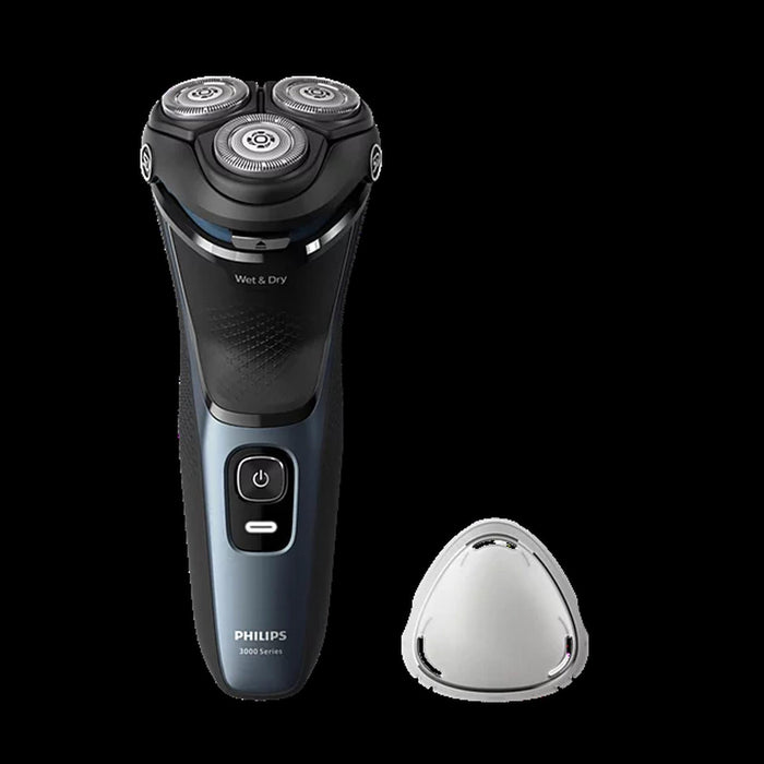 Philips Series 3000 S3144/00 Electric Shaver 60 Min Cordless, 5D Pivot & Self-Sharpening Blades