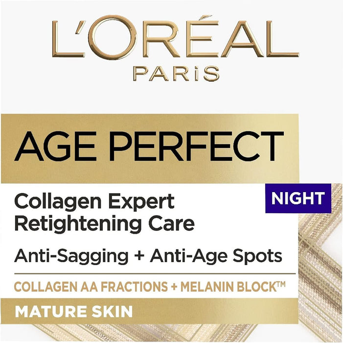L'Oreal Age Perfect Anti Ageing Night Cream For Mature Skin 50 ml