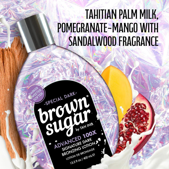 Tan Incorporated Special Dark Brown Sugar Tanning Lotion Tingle Free
