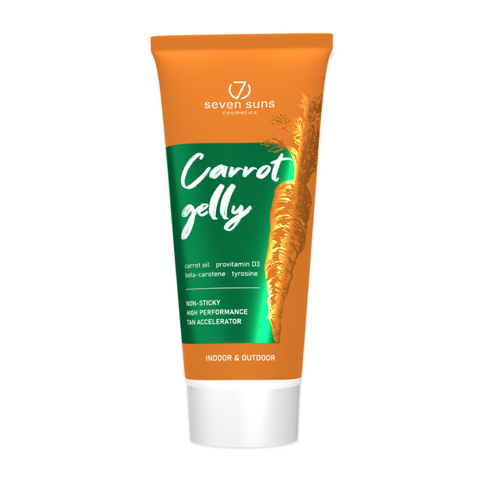 7suns Carrot Gelly Tanning Accelerator Lotion Carrot Extract Deep Tan 200ml