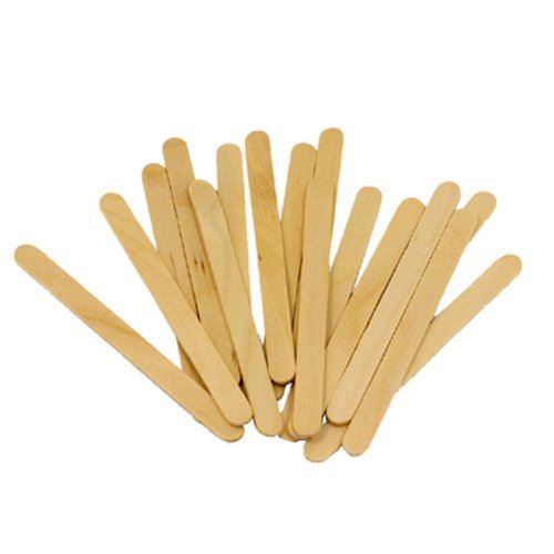 DEO Professional Facial Waxing Spatulas - Birch Wood - Pack of 100