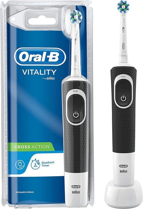 Oral-B Vitality CrossAction Electric Toothbrush 1 Handle 1 Cross Action Head