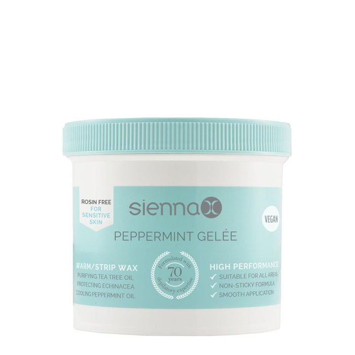 Sienna X Peppermint Gelée Warm Wax Vegan, Tea Tree & Echinacea - 450g