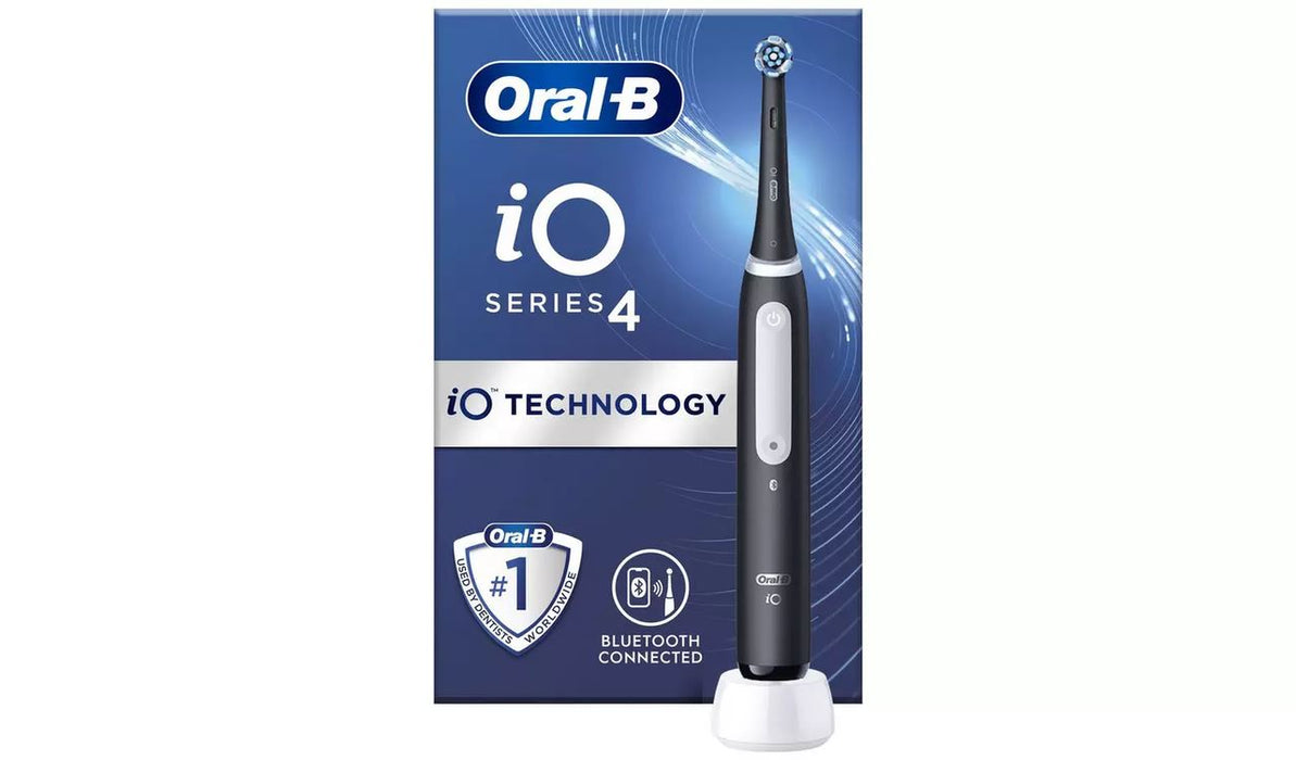 Oral-B iO 4 Electric Toothbrush Bluetooth Connected - Black