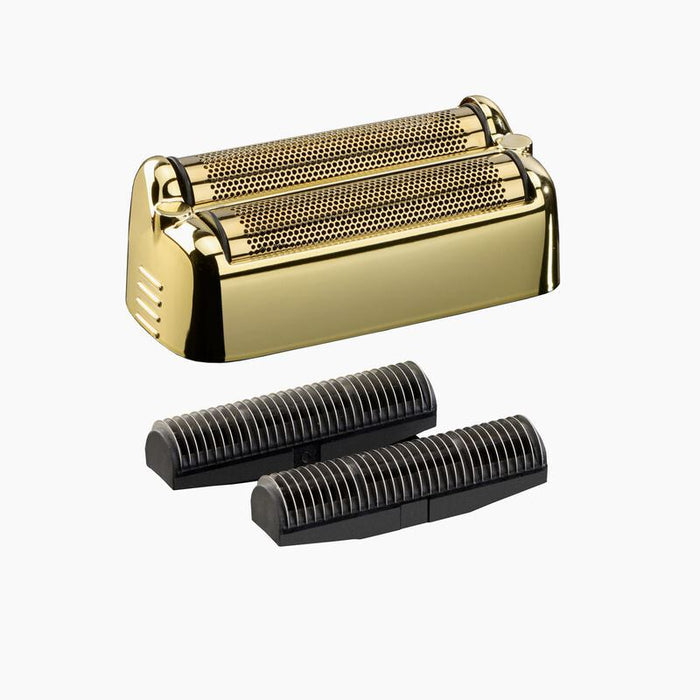 Babyliss Pro Foil Shaver Replacement Titanium Double Foil & Cutters – Gold