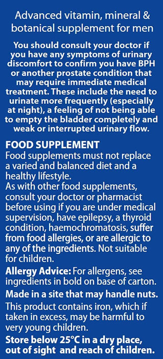 VITABIOTICS WELLMAN PROSTACE - 60 TABLETS 3for2