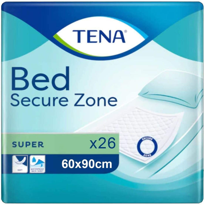 Tena Bed Pads Super Absorbent Plus - 60 x 90cm 26 Pieces