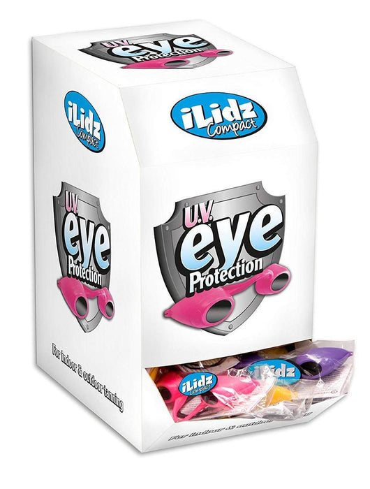 iLidz Sunbed Tanning Bed Eye Protection Goggles - 1 Pair