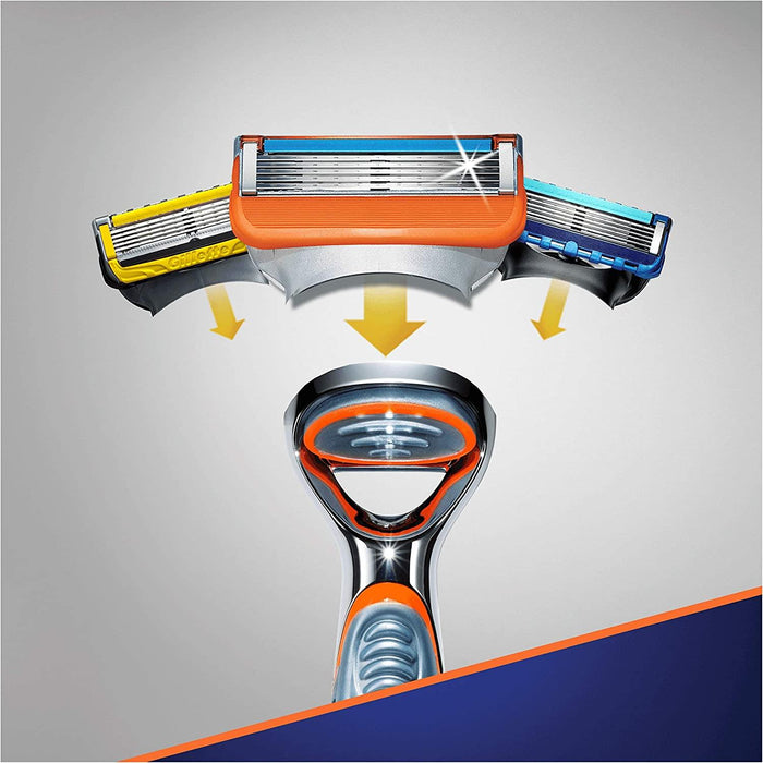 Gillette Fusion 5 Power Razor For Men With Precision Trimmer & Auto Shut Off