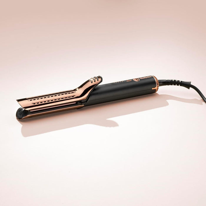 BaByliss Ceramic Titanium Curling Wand Hair Styler - Salon Waves & Curls