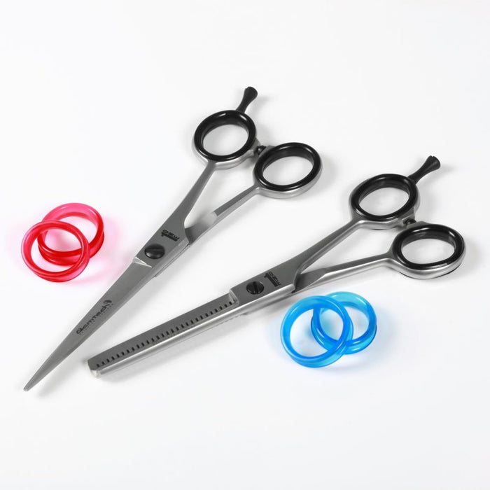 Glamtech One Scissor & Thinner Set Stainless Steel With Wallet
