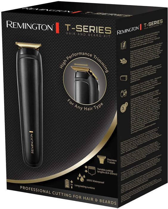 Remington MB7050 T Series Hair And Beard Trimmer Kit - 38mm T Blade