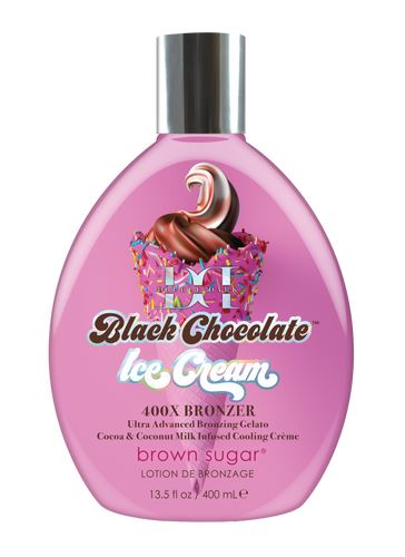 Tan Incorporated Double Dark Black Chocolate Ice Cream Bronzer Sun Tan Lotion