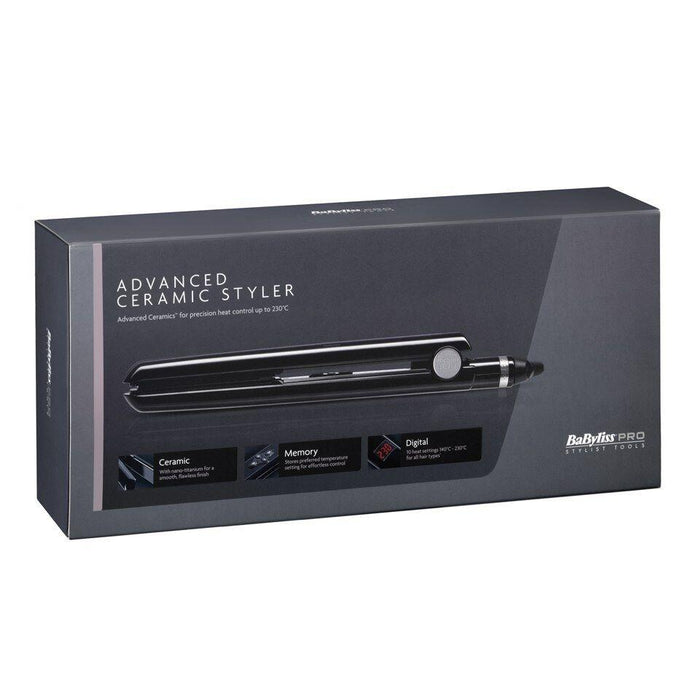 BaByliss Pro Hair Straightener Advanced Ceramic Styler BAB2095U