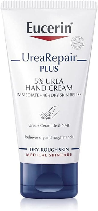 Eucerin Urea Repair Plus Hand Cream 5% Urea & Lactate For Rough Hands - 75ml