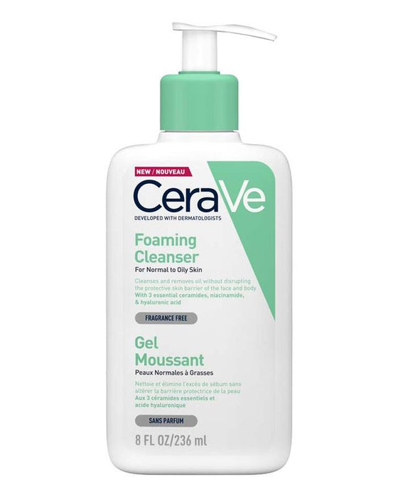 CeraVe Refreshing Facial Foaming Cleanser Normal to Dry Skin 236ml