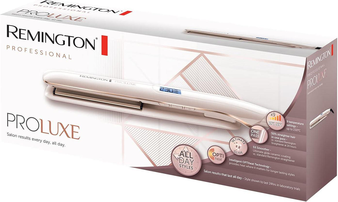 Remington S9100 Hair Straightener Proluxe OPTIheat Technology