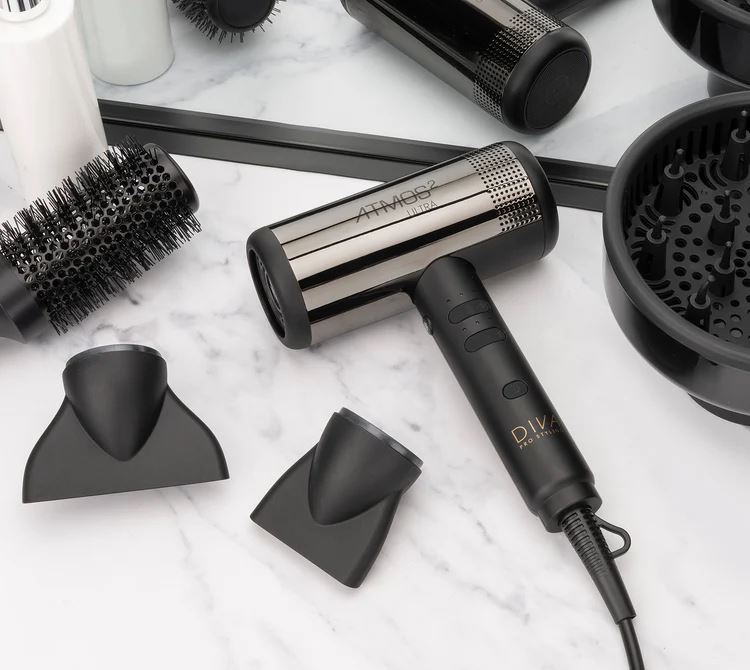 Diva Pro Atmos II Ultra Hair Dryer High Speed Ultra Ionic