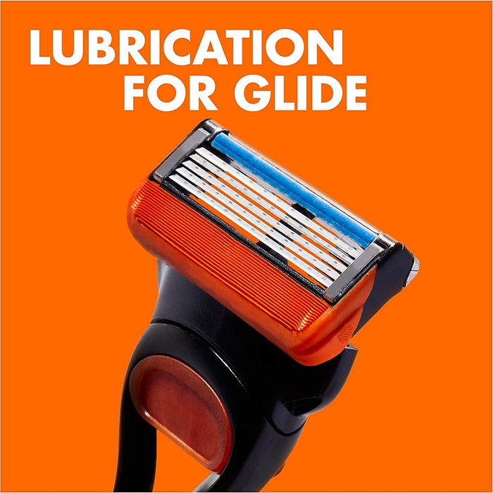 Gillette Fusion5 Mens Razor 3 Blades Precision Trimmer & 5 Anti-Friction Blades