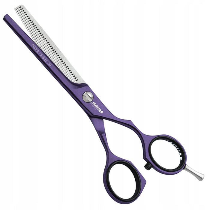 Jaguar Pastell Hairdressing 5" thinning Scissors - Coated Viola