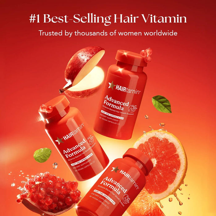 HAIRtamin Advanced Formula Hair Growth Vitamins 5000mcg for Women - 30 Capsules