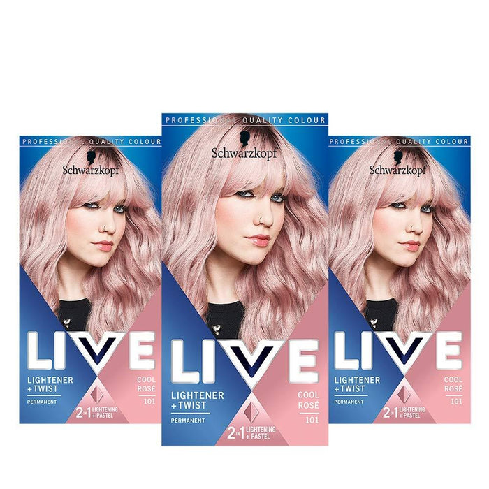 Schwarzkopf Live Lightener & Twist Hair Colouring Dye - Full Range