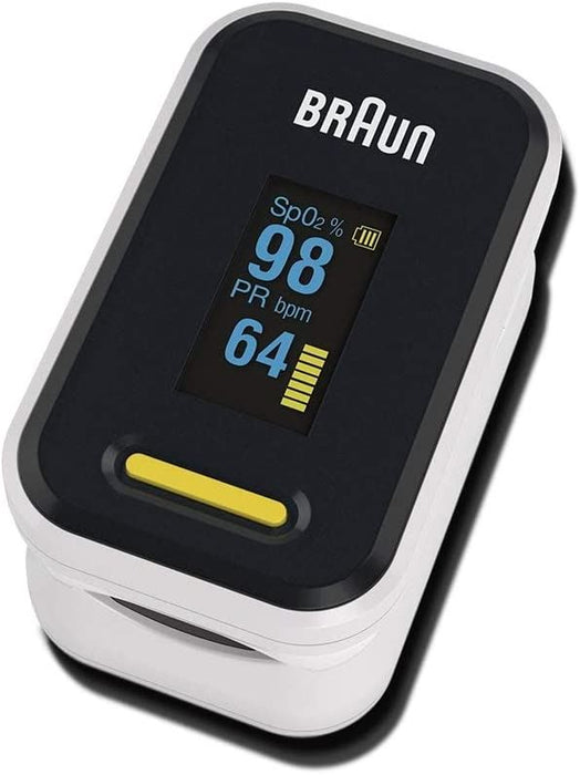 Braun Fingertip Pulse Oximeter Blood Oxygen Monitor