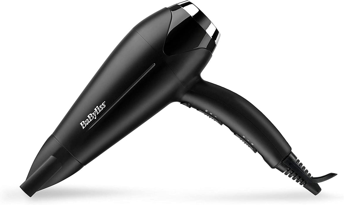 BaByliss Hair Dryer 2200W Turbo Smooth Ionic Diffuser Frizz Free