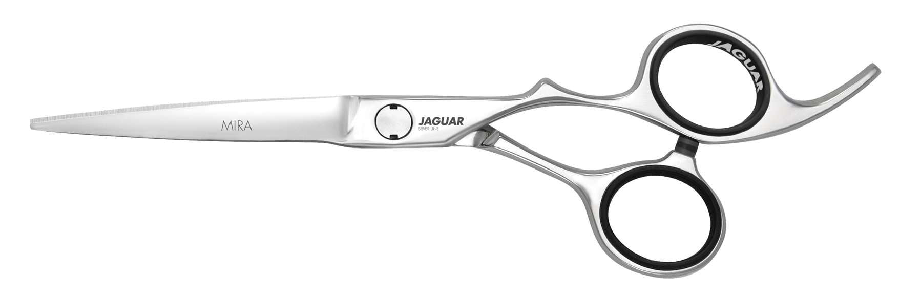 Jaguar Mira Hairdressing Scissors – Silver Line, Narrow Blade & Ergonomic Grip