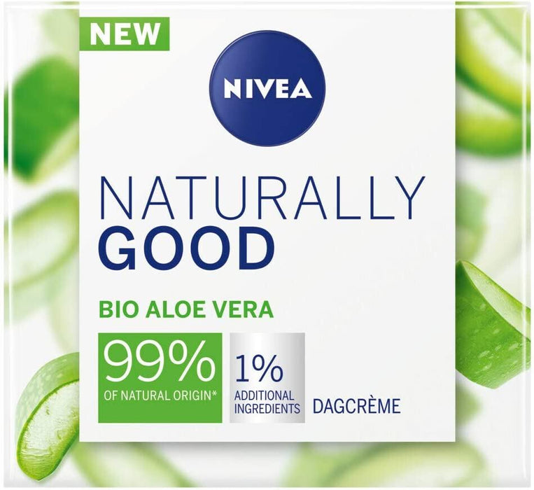 Nivea Naturally Good Day Cream With Organic Aloe Vera 50 g