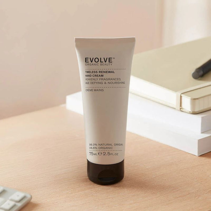 Evolve Beauty Organic Hand Cream – Timeless Renewal with Bio-Retinol 75ml