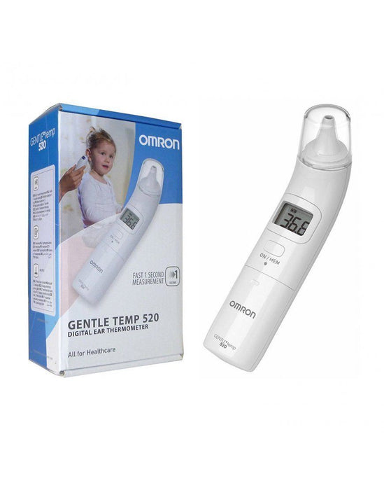 OMRON MC-520-E Gentle Temp Ear Thermometer With 9 Reading Memory And LCD Display