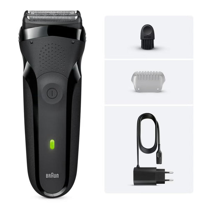 Braun Series 3 300s Electric Shaver - Wet & Dry Waterproof Rechargeable Use