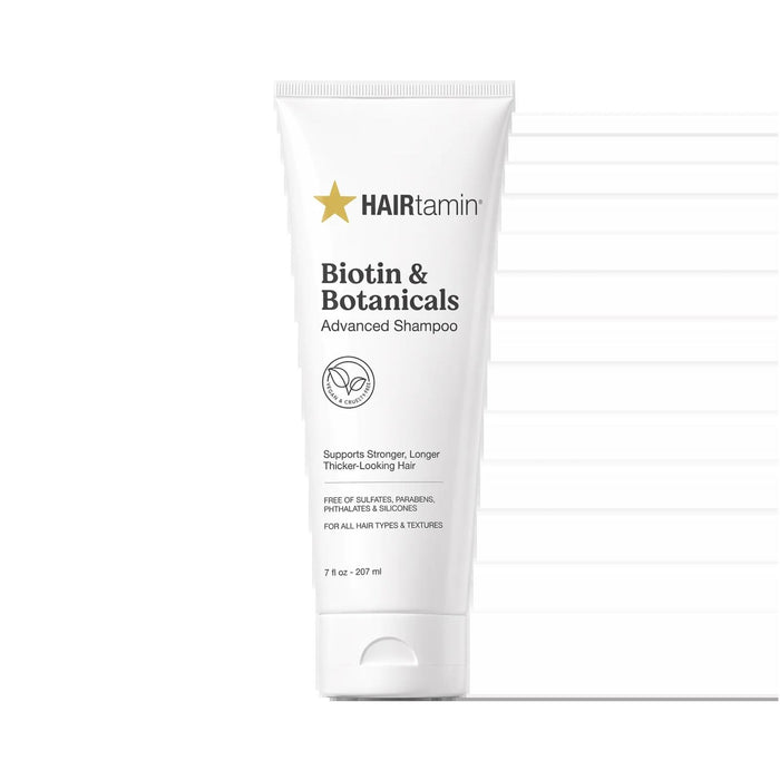 HAIRtamin Biotin & Botanicals Shampoo 236ml Hair Strengthening Hydrating Cleanser