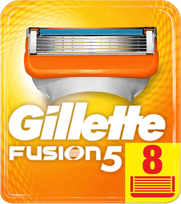 Gillette Fusion 5 Razor Blades For Men Pack Of 8 Blade Replacements