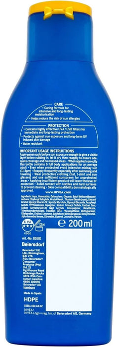 Nivea Sun Protect & Moisture Lotion SPF30 Vitamin E & Water Resistant - 200ml