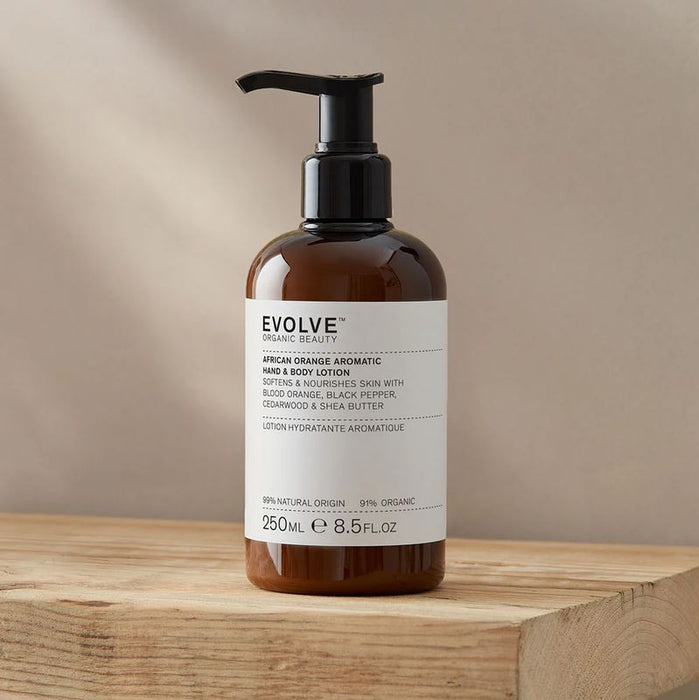 Evolve Beauty Organic African Orange Aromatic Hand & Body Lotion – 500ml