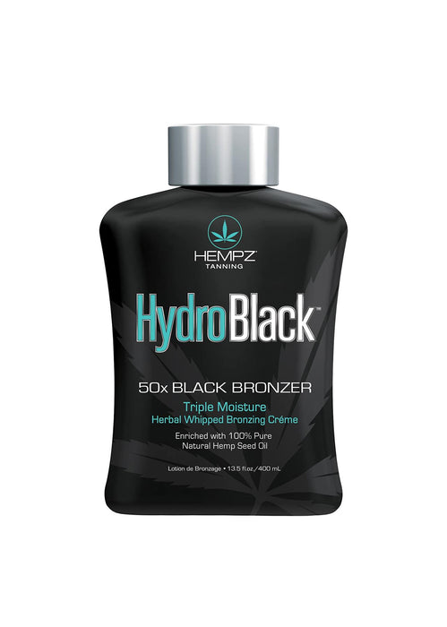 Hempz Hydro Black Tanning Lotion 50x Black Bronzer Triple Moisture