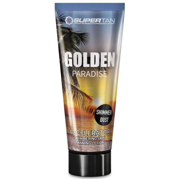 SuperTan Golden Paradise Tanning Lotion Shimmer Dust Accelerator