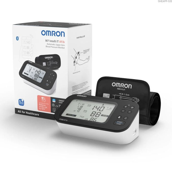 Omron M7 Intelli IT Afib Quick Blood Pressure Monitor Hypertension Indicator