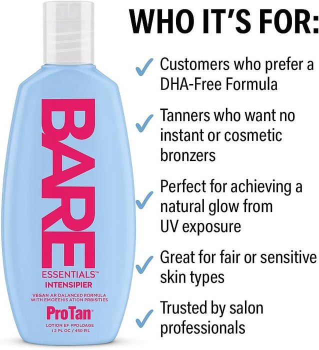 Pro Tan Bare Essentials Intensifier Advanced Accelerator Tanning Lotion - 236ml