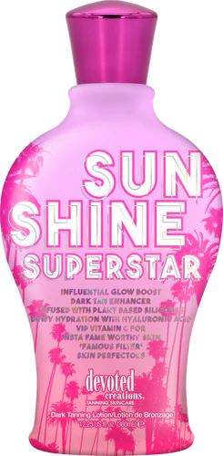 Devoted Creations Sunshine Superstar Tanning Lotion Glow Tan Enhancer 350 ML