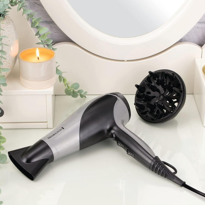 Remington D3190S Ionic Hair Dryer 2200W Fast Drying Smooth Frizz-Free Hair