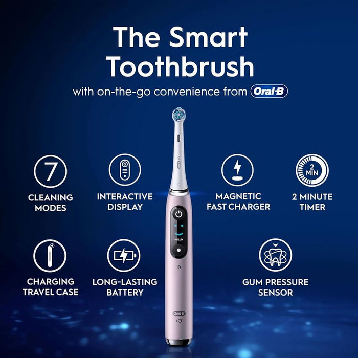 Oral-B iO 9 Electric Toothbrush Advanced Technology - Rose Quartz