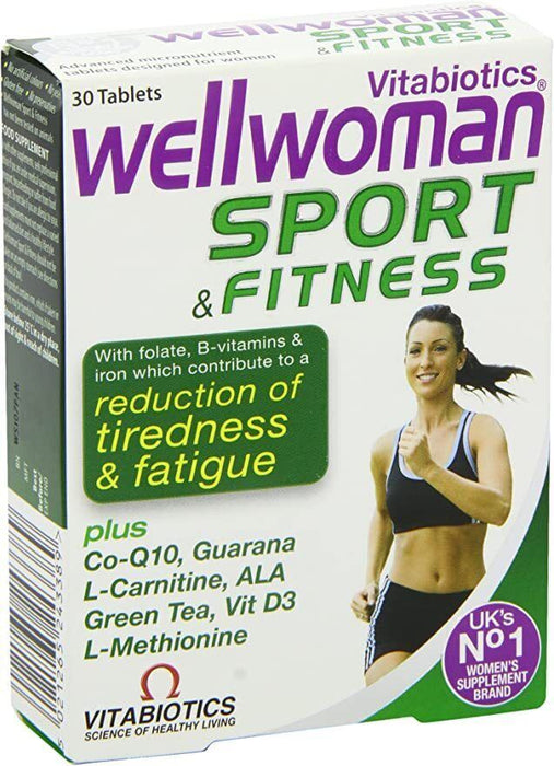 VITABIOTICS WELLWOMAN SPORT & FITNESS - 30 TABLETS 3for2