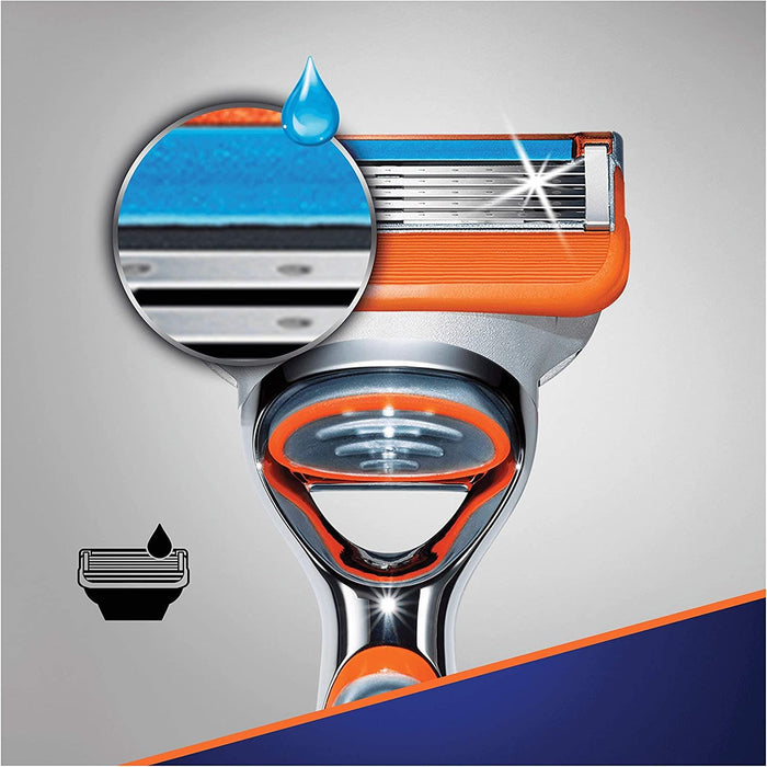 Gillette Fusion 5 Power Razor For Men With Precision Trimmer & Auto Shut Off