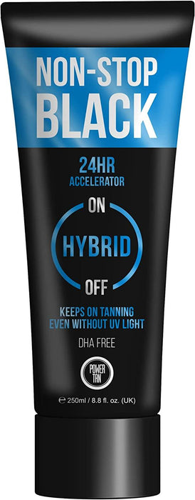 Power Tan 24HR Non Stop Black Hybrid Accelerator Tanning Lotion